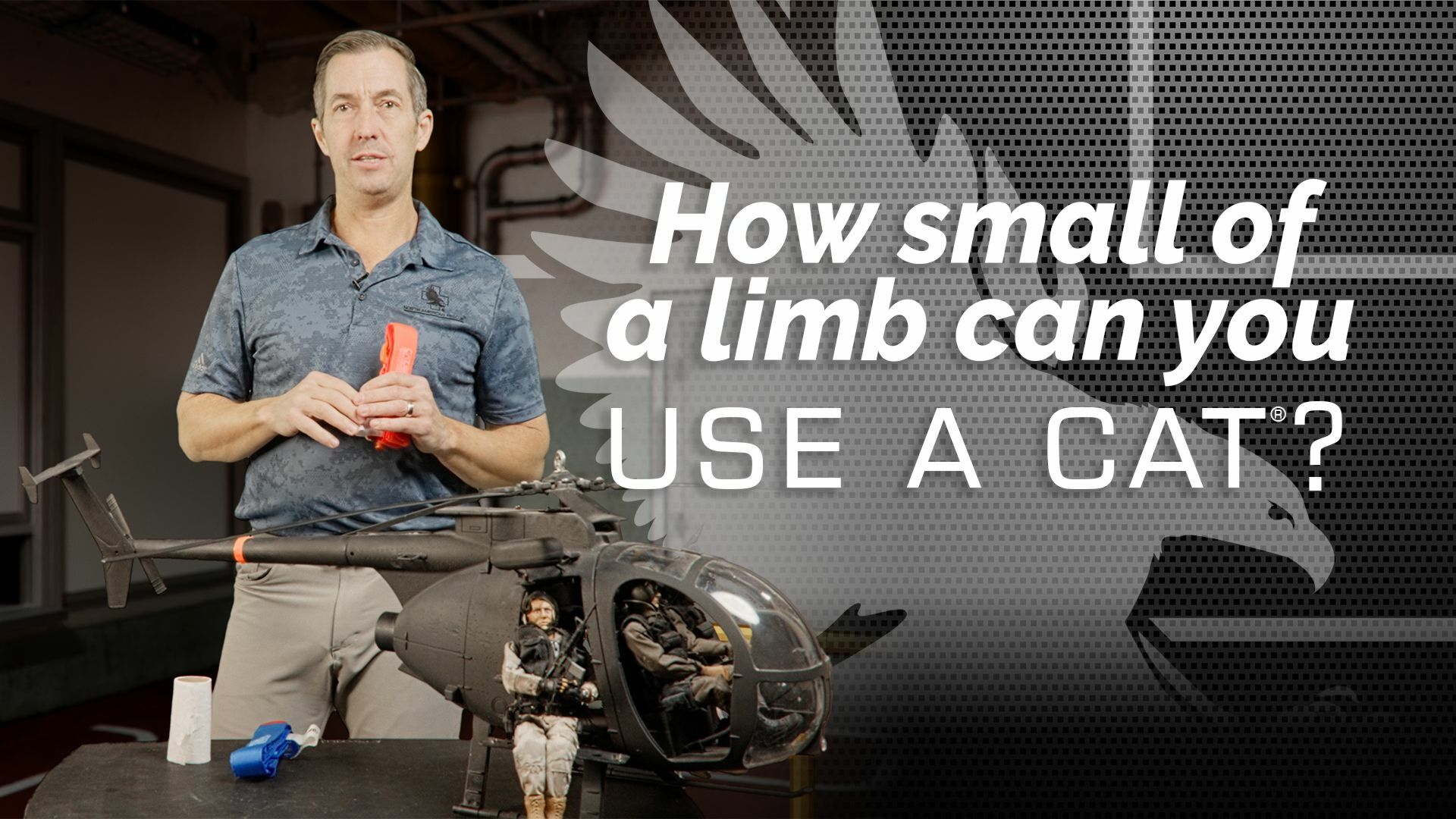 How small of a limb does the CAT work on